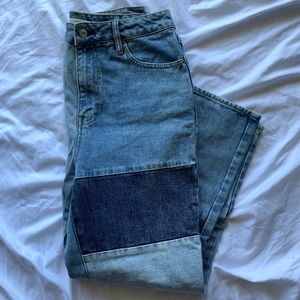 Pacsun Patchwork Mom Jeans